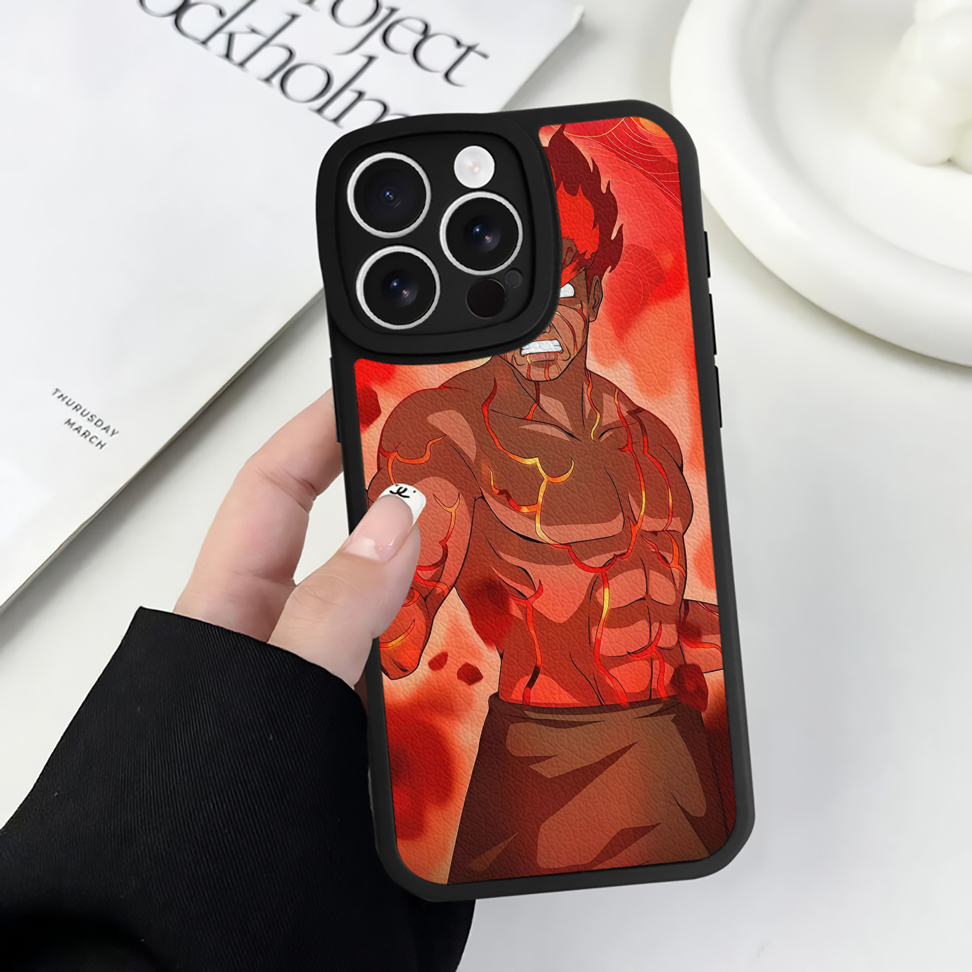 （画像用） NARUTO -ナルト- NARUTO -ナルト- 疾風伝 【iPhone 16シリーズ対応】シリコンスマホケース（レザー調） 材質：シリコン
